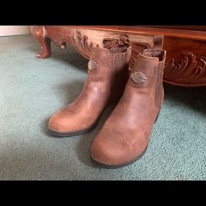 Harley Davidson Latona Boots 8.5 Medium Brown - worn once